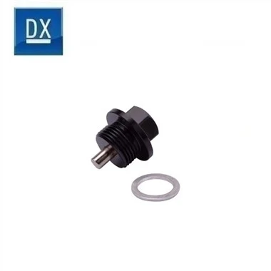 M24x1.5 Nút xả từ tính được đánh bóng bằng hợp kim nhôm có vòng đệm